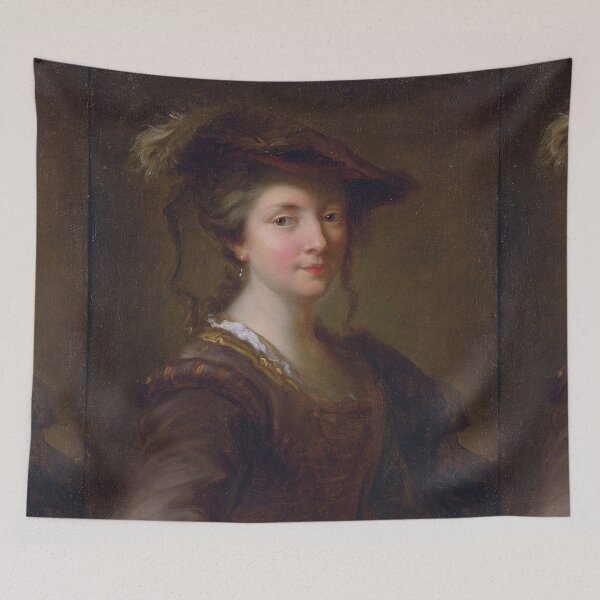 Item preview,  Portrait of Louise Julie de Nesle, Comtesse de Mailly by Alexis Grimou designed and sold by Vintage Designs +.