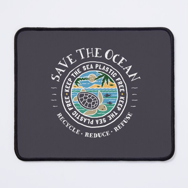 Item preview, Save The Ocean Keep the Sea Plastic Free Turtle Scene designed and sold by Bangtees.