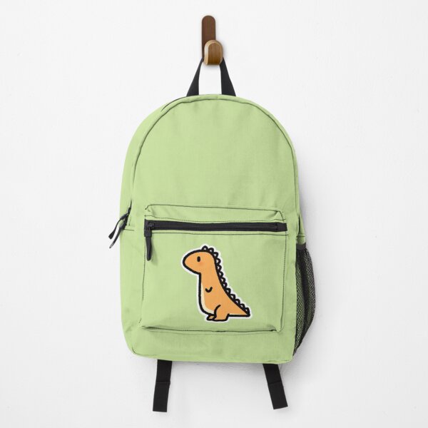 Item preview, Orange and pink dino designed and sold by anerdhavingfun.