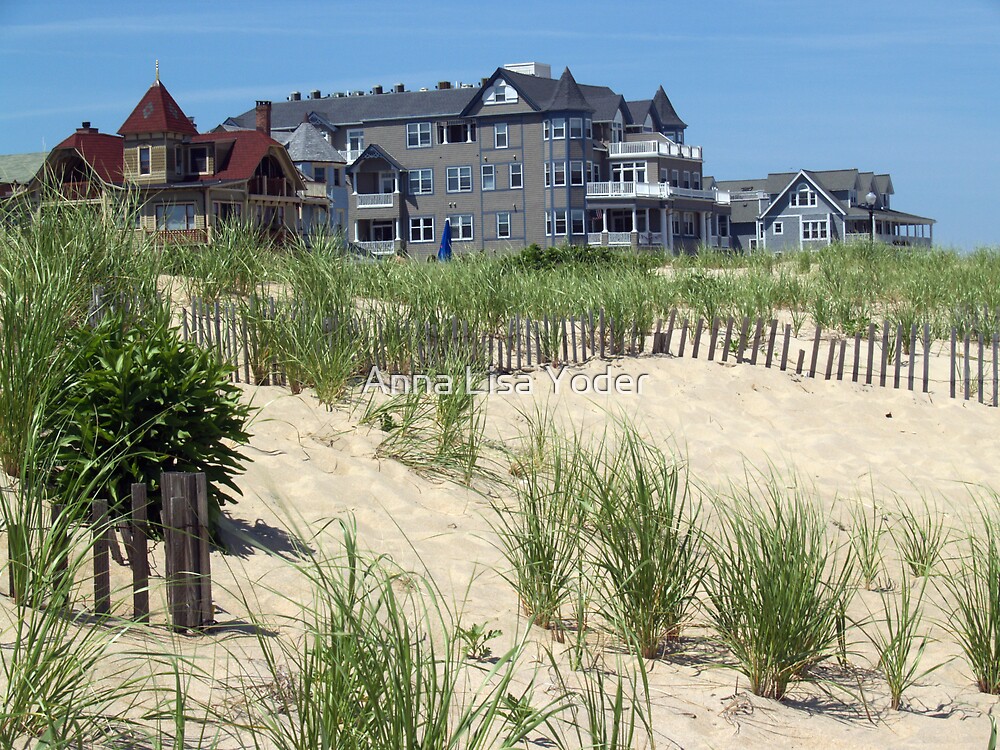 "Beach Homes in Ocean Grove, NJ" by Anna Lisa Yoder Redbubble