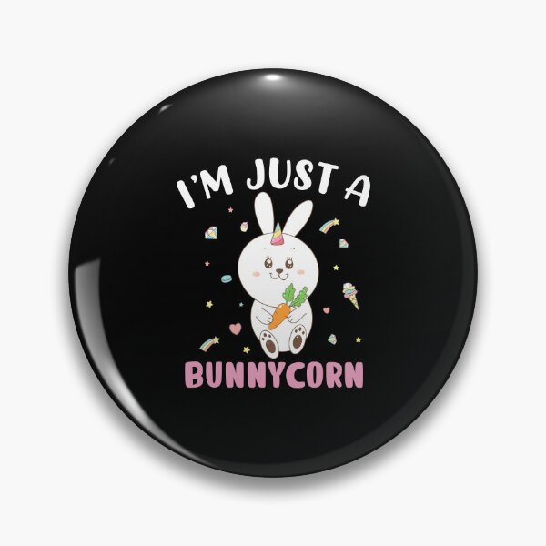 Item preview, I'm Just A Bunnycorn Cute Animal Rabbit Unicorn Lover designed and sold by haselshirt.