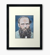 FYODOR DOSTOYEVSKY - oil portrait Framed Print