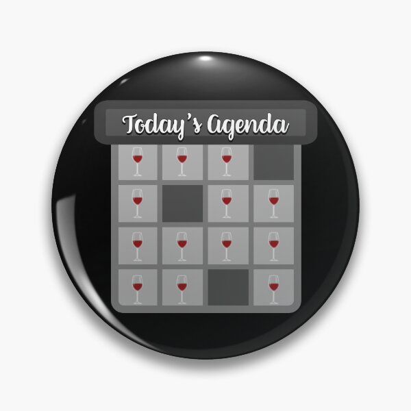 Item preview, It's all about the Wine - 'Today's Agenda' Collection Designs for T-shirts and other accessories. designed and sold by Ridiculam Toga.