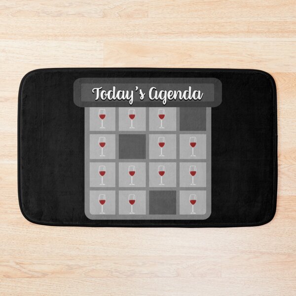Item preview, It's all about the Wine - 'Today's Agenda' Collection Designs for T-shirts and other accessories. designed and sold by Ridiculam Toga.