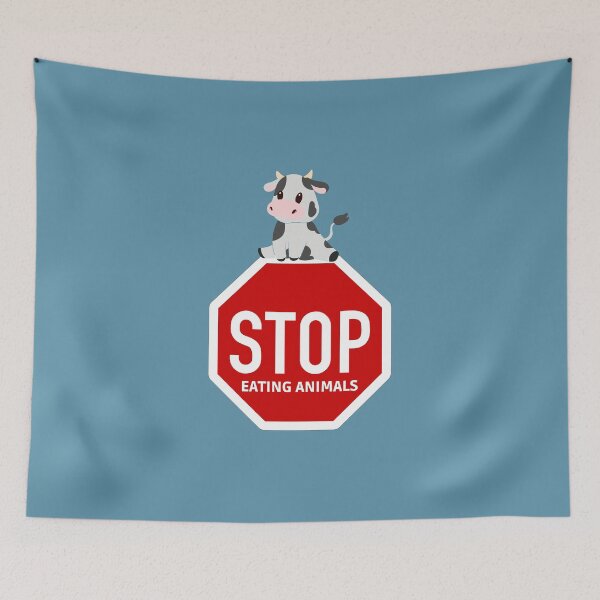 Item preview, Stop eating animals designed and sold by Lauraloris.