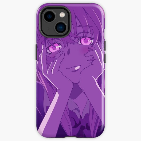 Mirai Nikki, Gasai Yuno, yandere, heart, blood, anime girls, flip phones