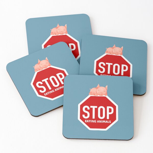Item preview, Stop eating animals designed and sold by Lauraloris.