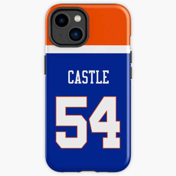 : Blue Mountain State 54 Thad Castle Football Jersey Blue White :  Sports & Outdoors