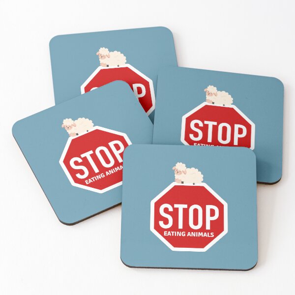 Item preview, Stop eating animals designed and sold by Lauraloris.