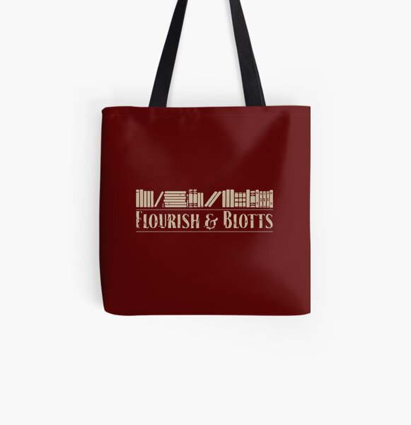 Flourish & Blotts All Over Print Tote Bag