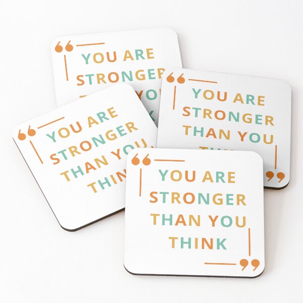 Item preview, You are Stronger than you think - Self Motivation designed and sold by SoulSavvy Prints.