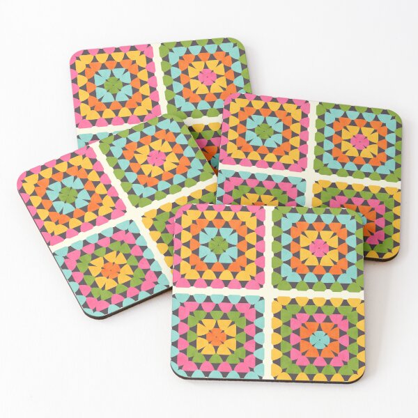 Item preview, Colorful granny squares designed and sold by JuHeSch.