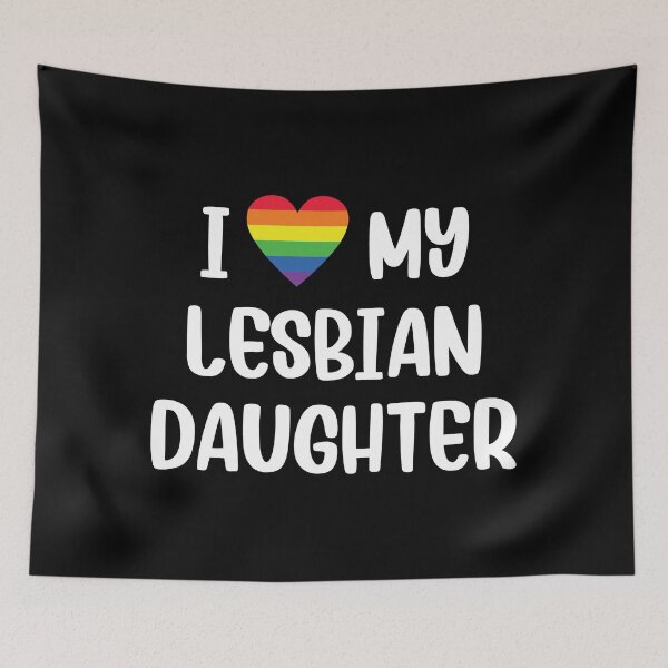 Item preview, I Love My Lesbian Daughter Supportive Mom Dad Parent Lgbtq+ designed and sold by haselshirt.