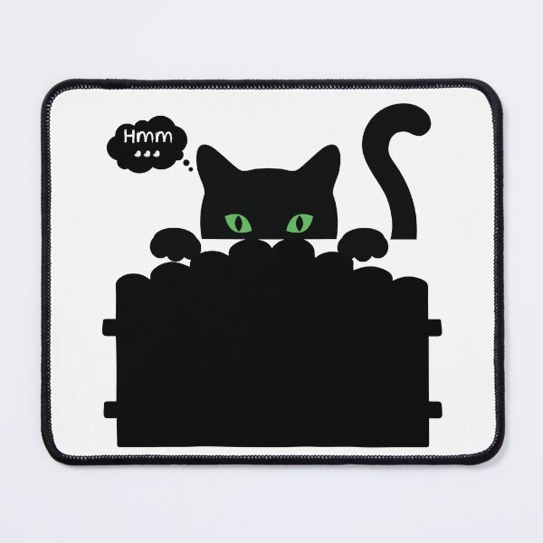 Item preview, Gato negro asesino en busca de problemas designed and sold by PositiveDen.