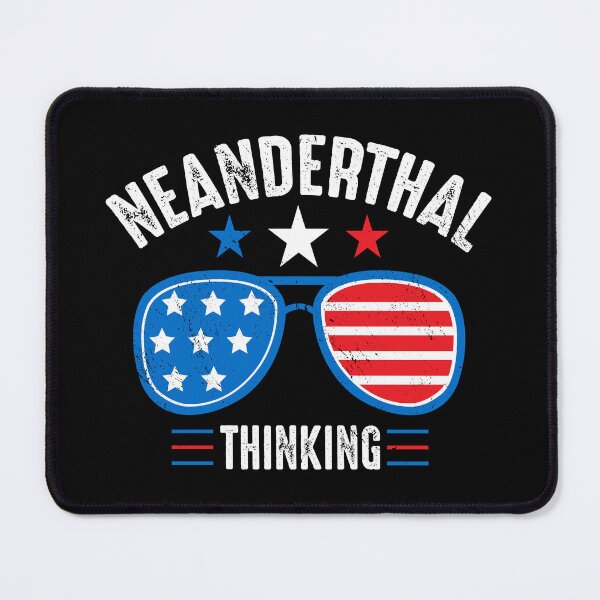 Item preview, Neanderthal Thinking Funny American USA Flag Primitive designed and sold by haselshirt.