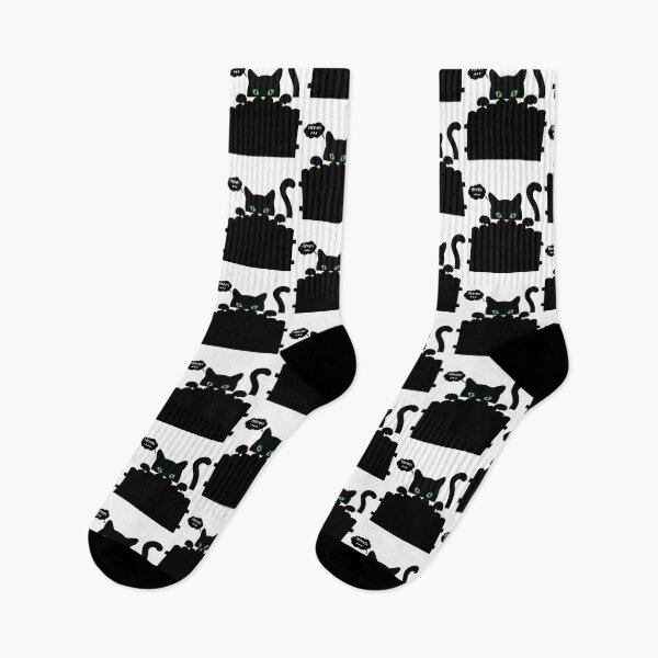 Item preview, Murderous Black Cat Looking For Trouble designed and sold by PositiveDen.