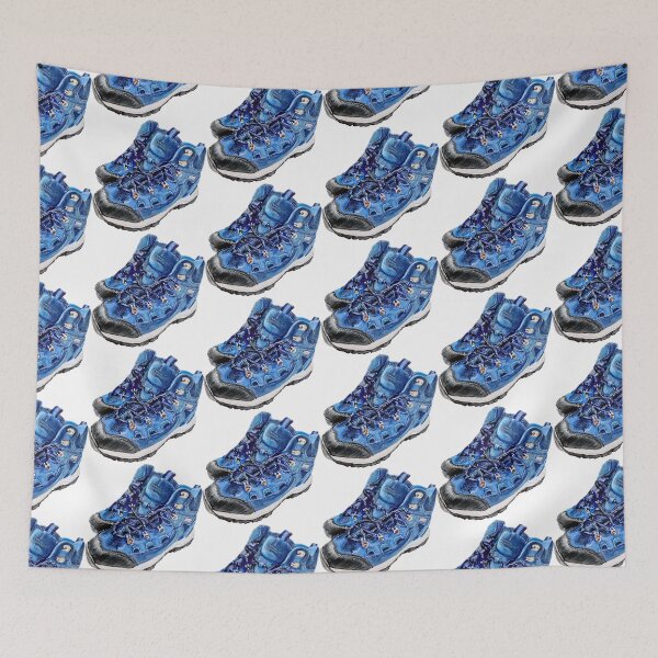 Item preview, Blue Walking Shoes designed and sold by LornaBowdenART.