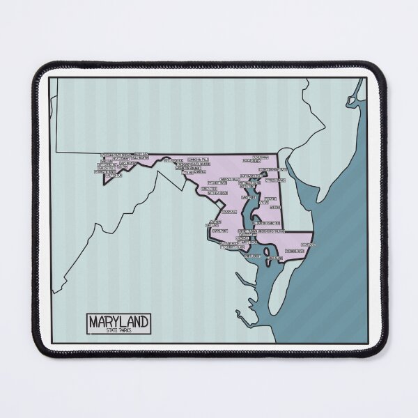 Item preview, Maryland State Parks Map designed and sold by FinlayMcNevin.