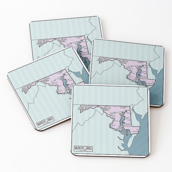 Item preview, Maryland State Parks Map designed and sold by FinlayMcNevin.