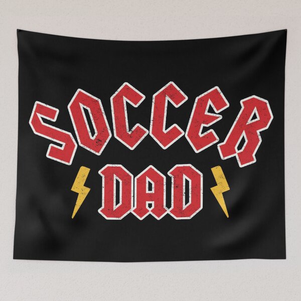 Item preview, Soccer Dad - metal rock style designed and sold by Numero14.