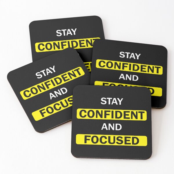 Item preview, Stay Confident and Focused designed and sold by Atcreatives.