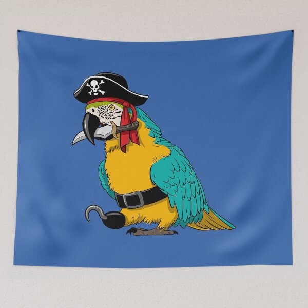Item preview, pirate parrot designed and sold by albertocubatas.