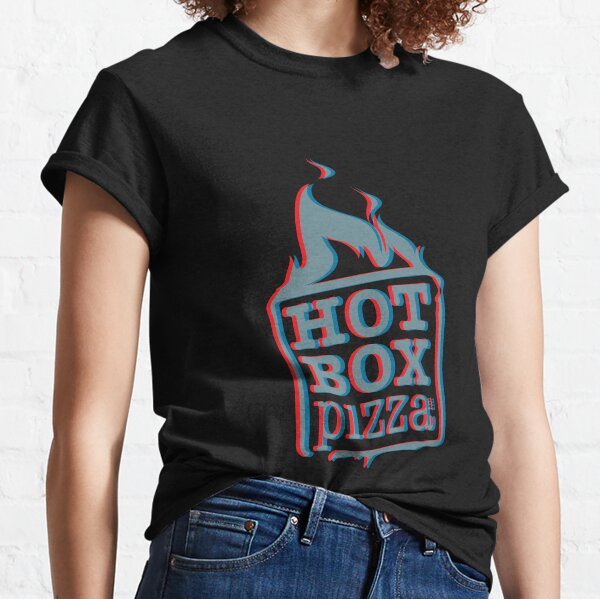 HotBox Pizza 3D Glitch Classic T-Shirt
