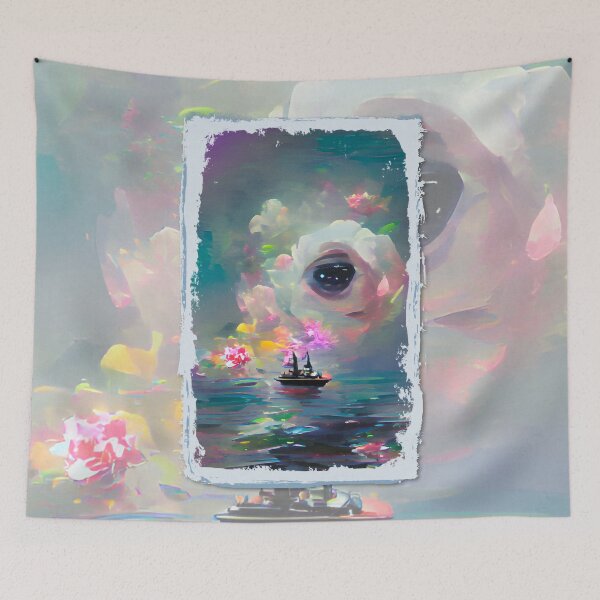 Item preview, Abstract Strange Flowers designed and sold by tabemisa.