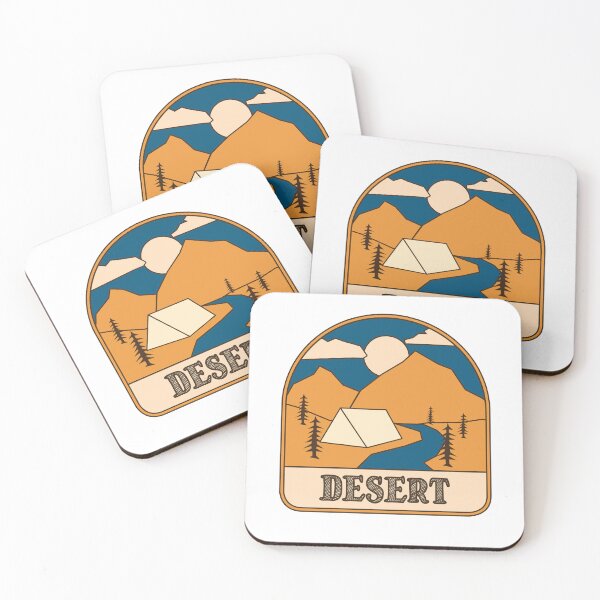 Item preview, Desert with sands and tent and palms at night designed and sold by Alexandra Rty.