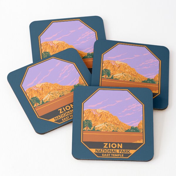Item preview, Zion National Park Utah East Temple Emblem designed and sold by KrisSidDesigns.