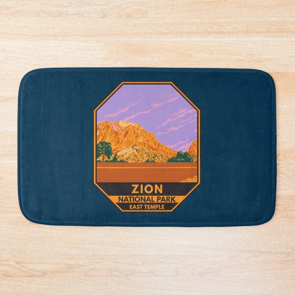 Item preview, Zion National Park Utah East Temple Emblem designed and sold by KrisSidDesigns.