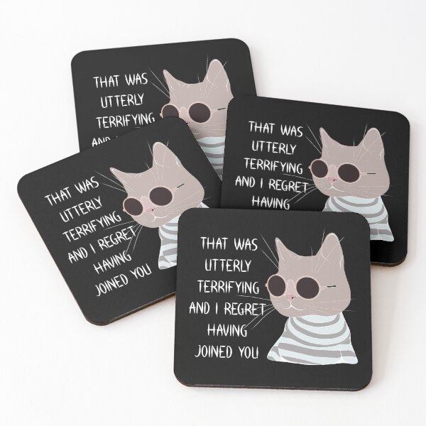 Item preview, Be a proud cat dad with our funny tee shirts. That was utterly terrifying and we regret having joined the unfunny shirt club. Shop now and make them laugh! designed and sold by SERGEY OVCHARUK.