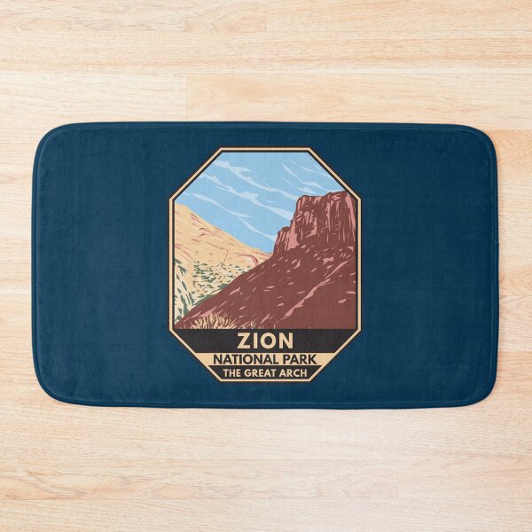 Item preview, Zion National Park Utah The Great Arch Emblem designed and sold by KrisSidDesigns.