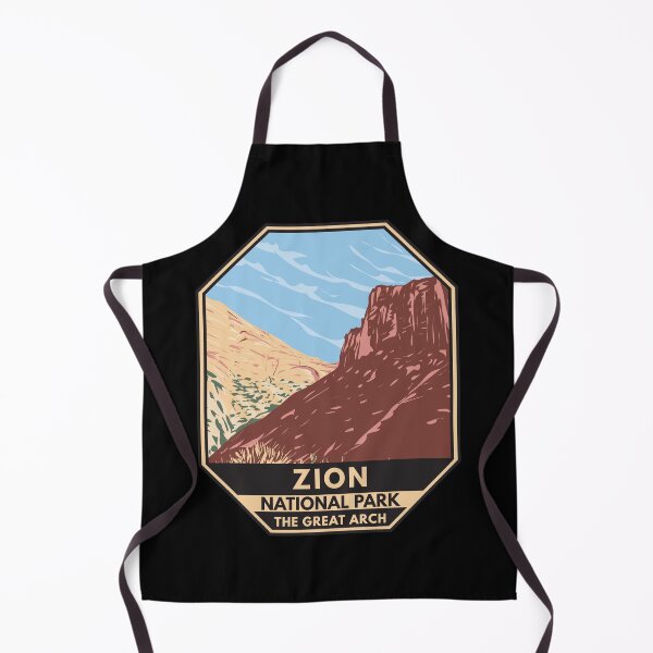 Item preview, Zion National Park Utah The Great Arch Emblem designed and sold by KrisSidDesigns.