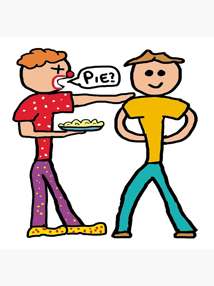 Custard Pie In The Face Poster For Sale By Mark Ewbie Redbubble