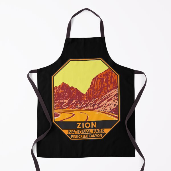 Item preview, Zion National Park Utah Pine Creek Canyon Emblem designed and sold by KrisSidDesigns.