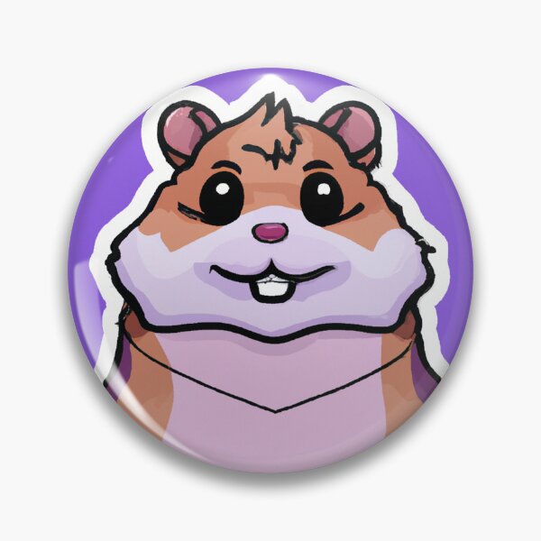 Item preview, Cute Chibi Hamster in Purple Hoodie Illustration designed and sold by SmithDigital.