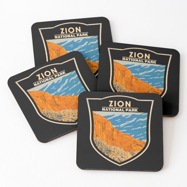 Item preview, Zion National Park Utah The Great Arch Badge designed and sold by KrisSidDesigns.