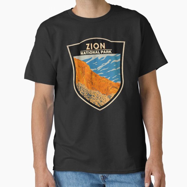 Vista previa del artículo con la obra «Insignia del Gran Arco del Parque Nacional Zion, Utah», diseñado y vendido por KrisSidDesigns.