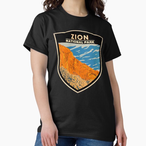 Vista previa del artículo con la obra «Insignia del Gran Arco del Parque Nacional Zion, Utah», diseñado y vendido por KrisSidDesigns.