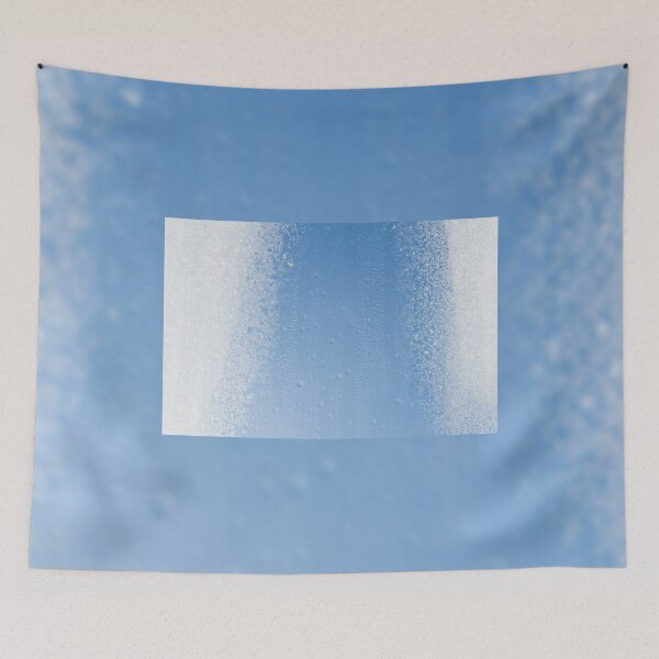 Item preview, Blue frozen window abstract designed and sold by Arletta Cwalina.