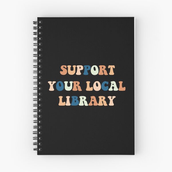 Item preview, Support Your Local Library  Books Lovers designed and sold by medbdj.