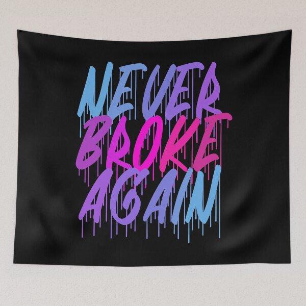 Item preview, Never Broke Again Colorful Shirt For Teen Boys Girls Kids designed and sold by Countrysmart.