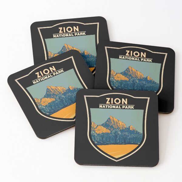Item preview, Zion National Park Utah The Watchman Badge designed and sold by KrisSidDesigns.