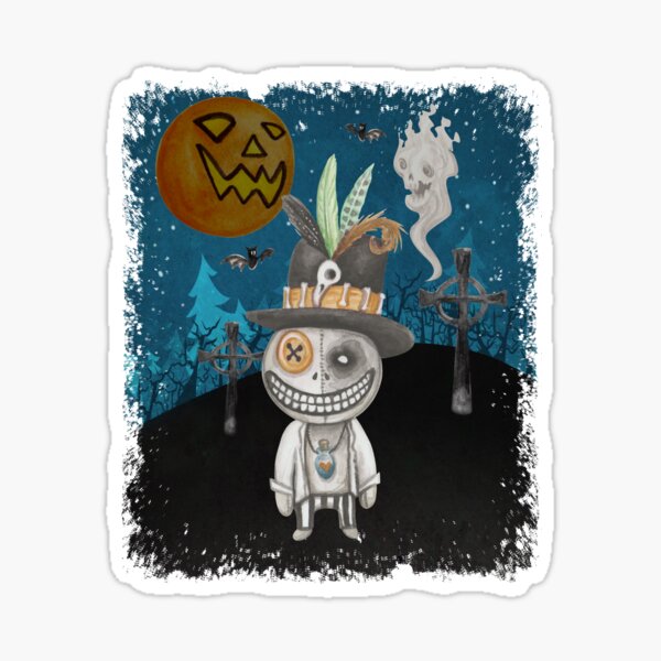 Item preview, Kids Skeleton Boy, Cute Ghost and Pumpkin Moon Halloween Fun designed and sold by CLOUDREST.