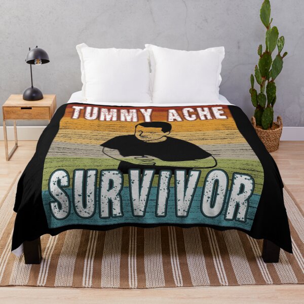 Item preview, Vintage Tummy Ache Survivor Stomachache Ibs Funny Men Women designed and sold by Countrysmart.