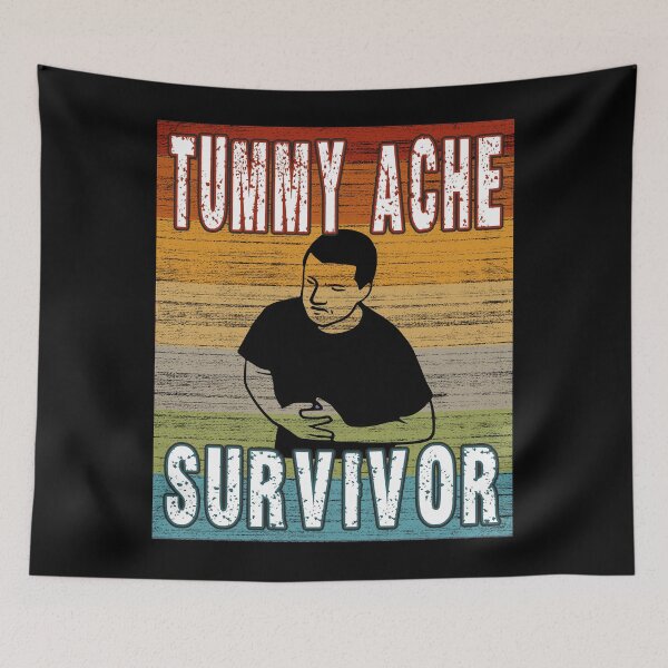 Item preview, Vintage Tummy Ache Survivor Stomachache Ibs Funny Men Women designed and sold by Countrysmart.