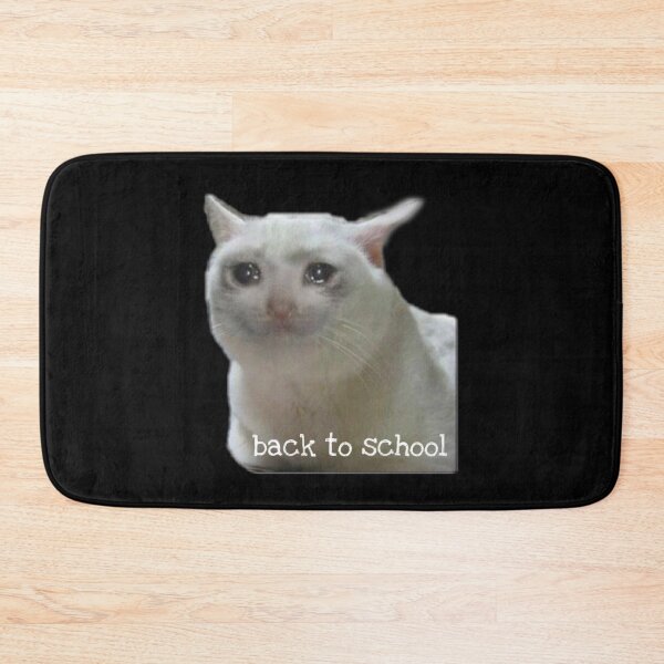 Aperçu de l'œuvre chat de retour à l'école créée et vendue par shoopspace.