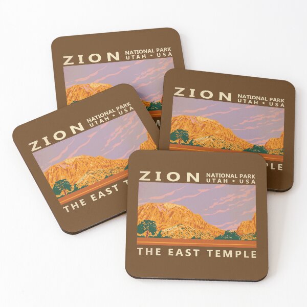Item preview, Zion National Park Utah East Temple Vintage designed and sold by KrisSidDesigns.