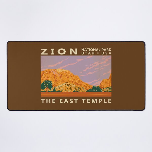 Item preview, Zion National Park Utah East Temple Vintage designed and sold by KrisSidDesigns.